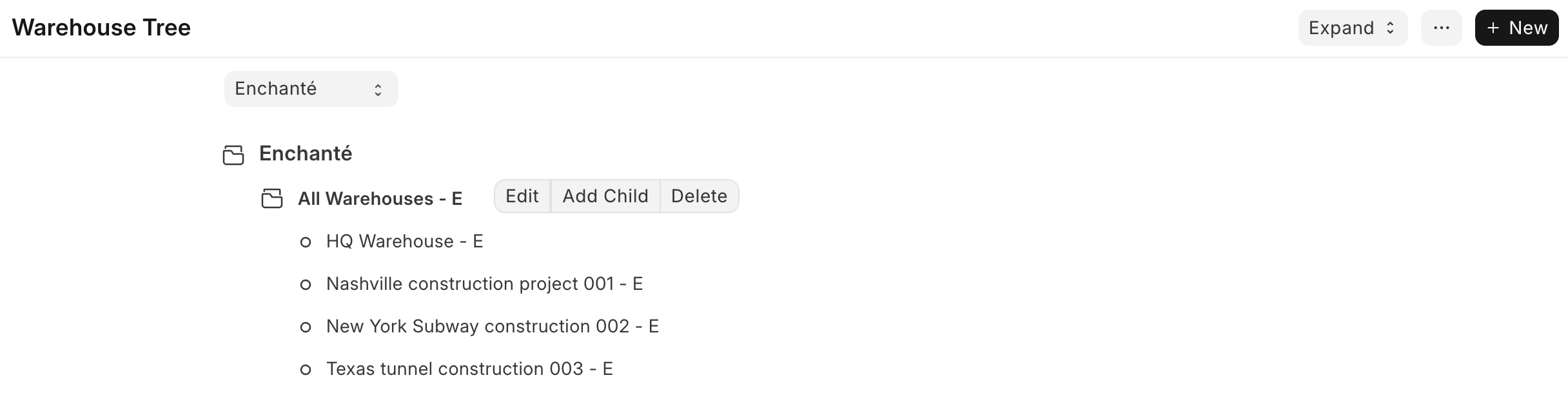 Project Resources & Inventory